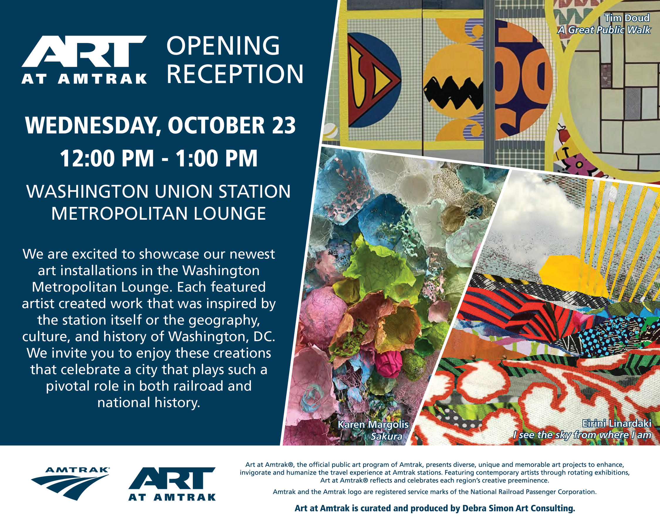 Amtrak Reception Invites